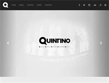 Tablet Screenshot of djquintino.com